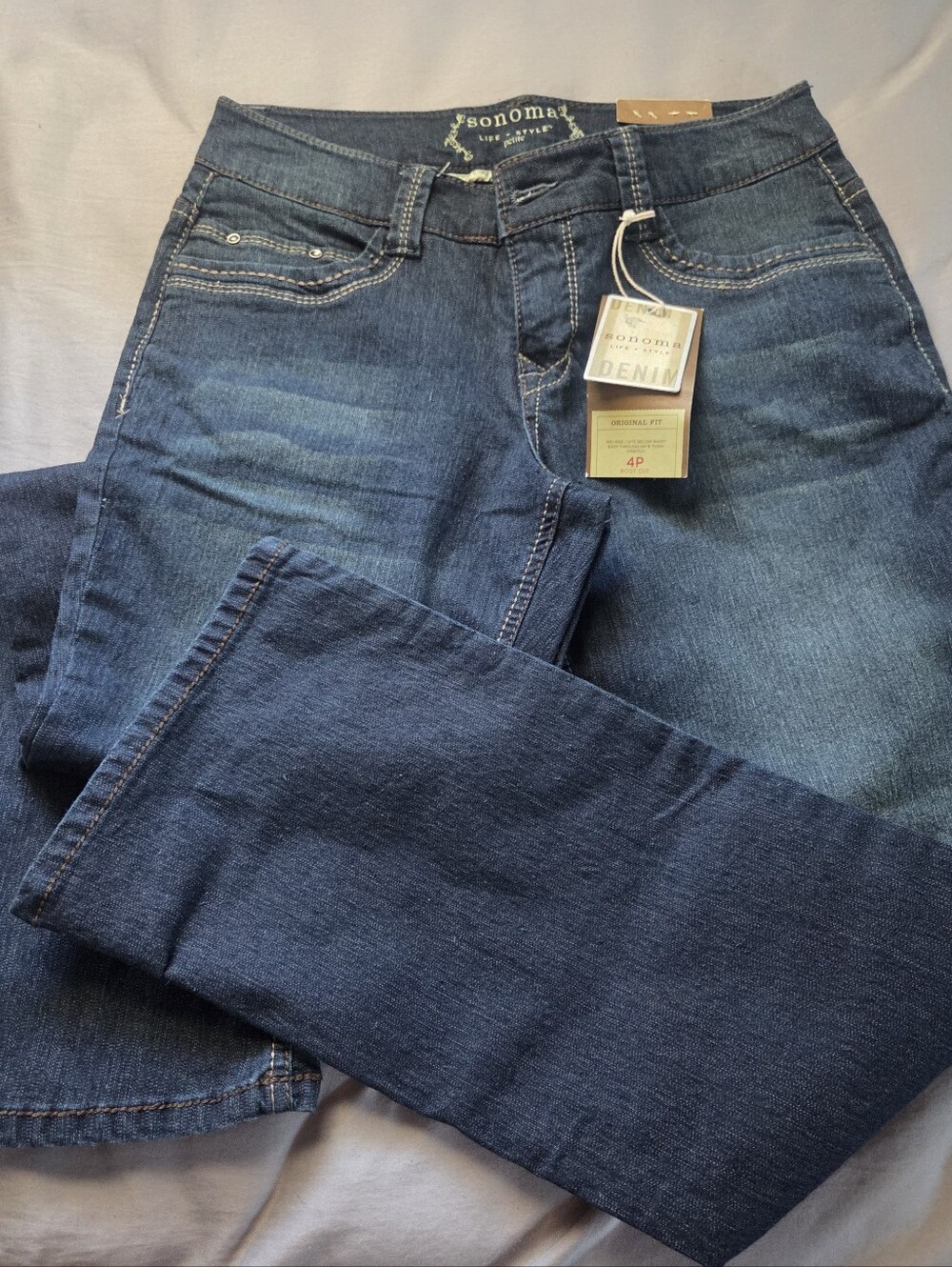 SONOMA Boot Cut Jeans, Size: 4P